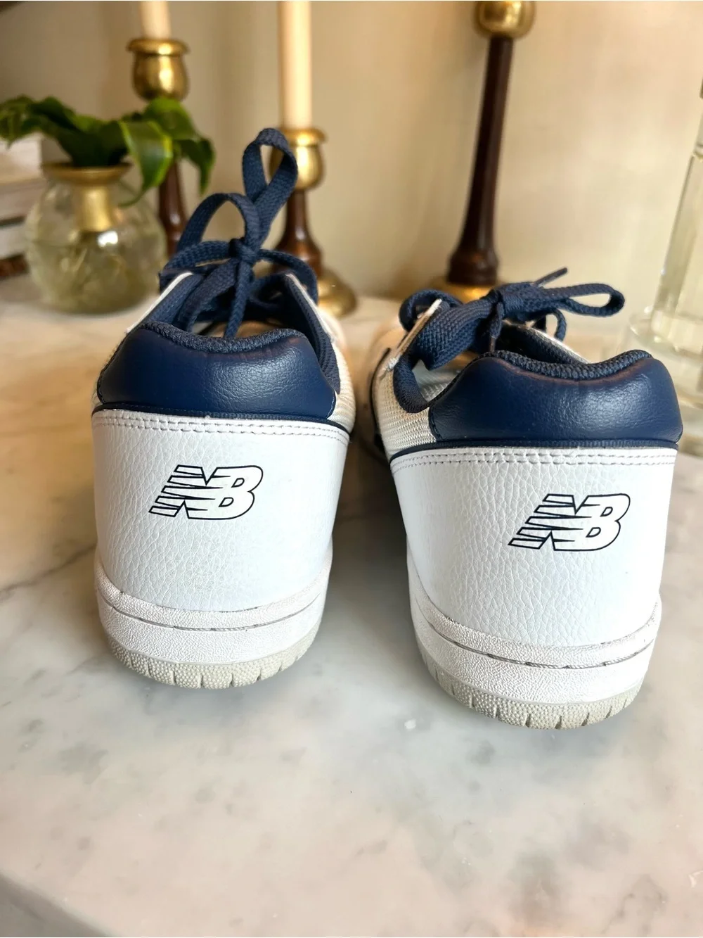 New Balance Numeric Tom Knox 600  Navy & White Low Top Sneakers Size Men’s 8